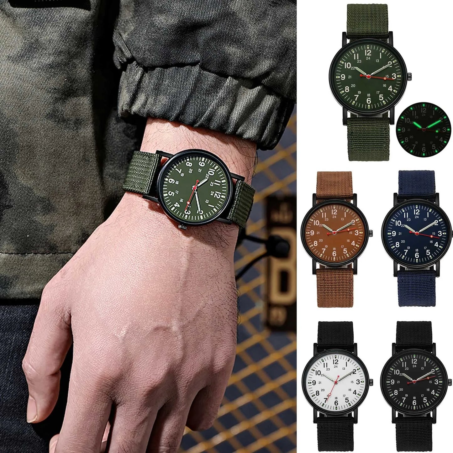 2023 Fashion Herrenuhren Luxusmarke Mode Herren Quarzuhren Leuchtzeiger Herrenuhr Großes Zifferblatt Wasserdichte Herrenarmbanduhr