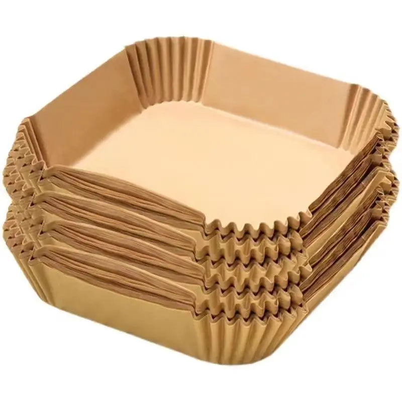 Air Fryer Special Paper High-temperature Resistant Oil Absorbing Paper Pad Food Grade Special Paper Circular Square Baking Paper