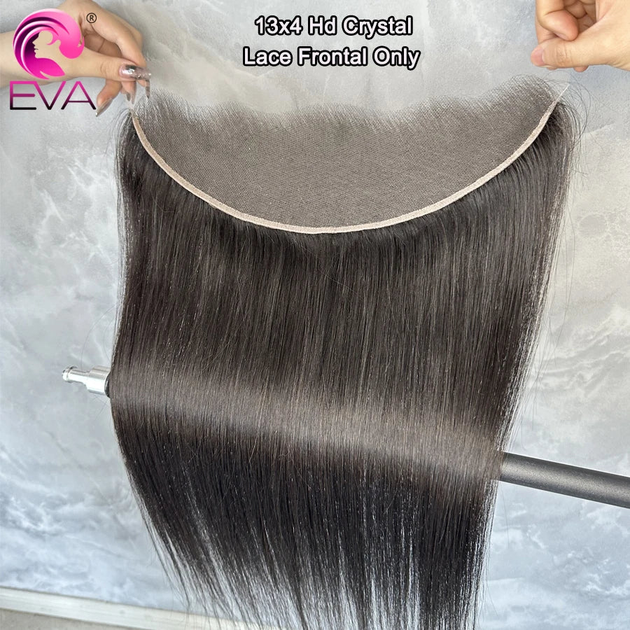 Eva 5x5 Hd Lace Closure Straight 13x4 Lace Frontal Closure Hand Tied Human Hair Closures Free Part Hd Lace Closure Pre Plucked