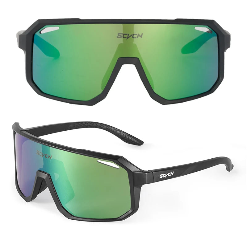 SCVCN Men bicycle Cycling Sunglasses Woman MTB road bike Driving Goggles Outdoor Sports running Glasses UV400 Hiking Eyewear