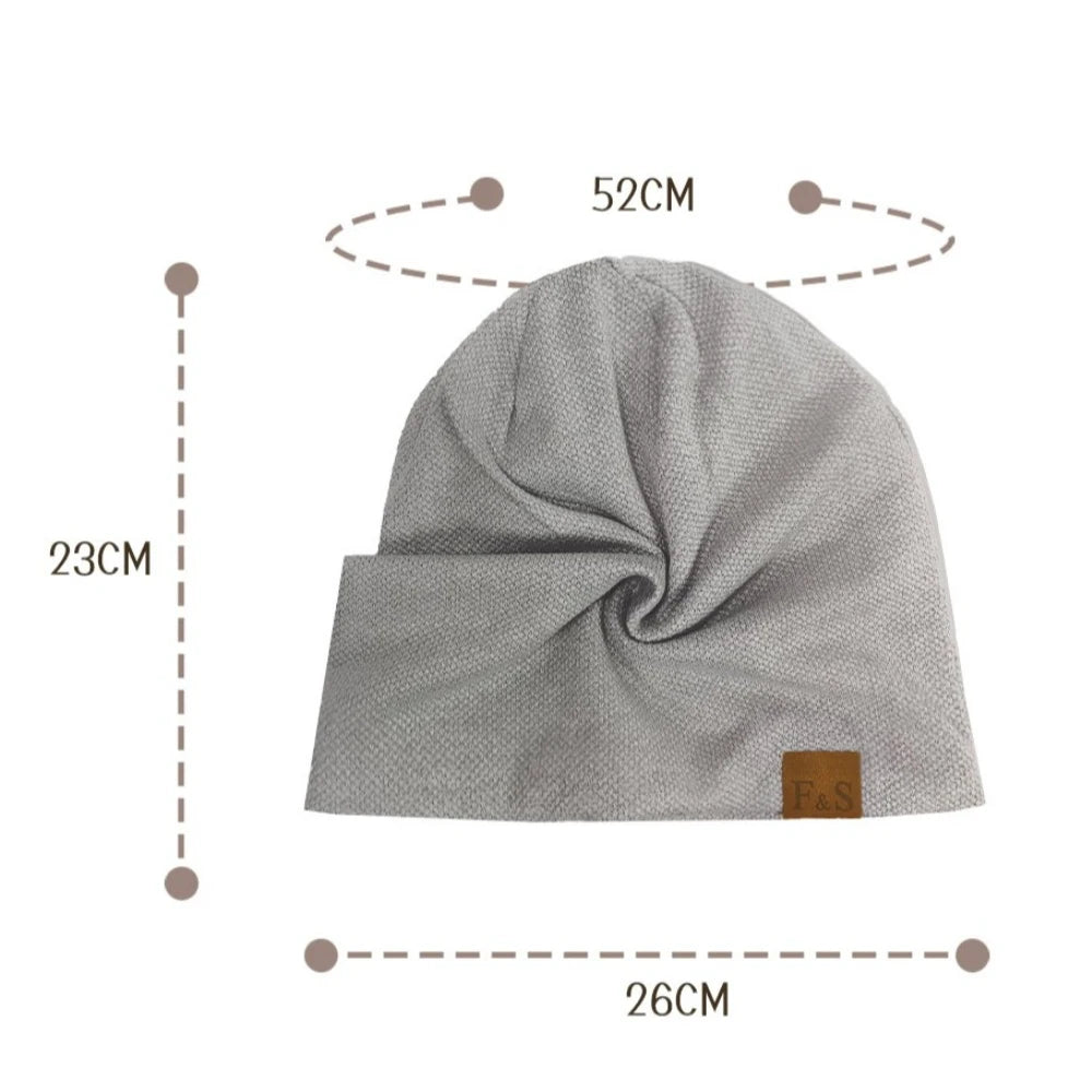 Pile pile hat, casual knitted hat, spring and autumn winter velvet addition, men's and women's outdoor Baotou pullover hat