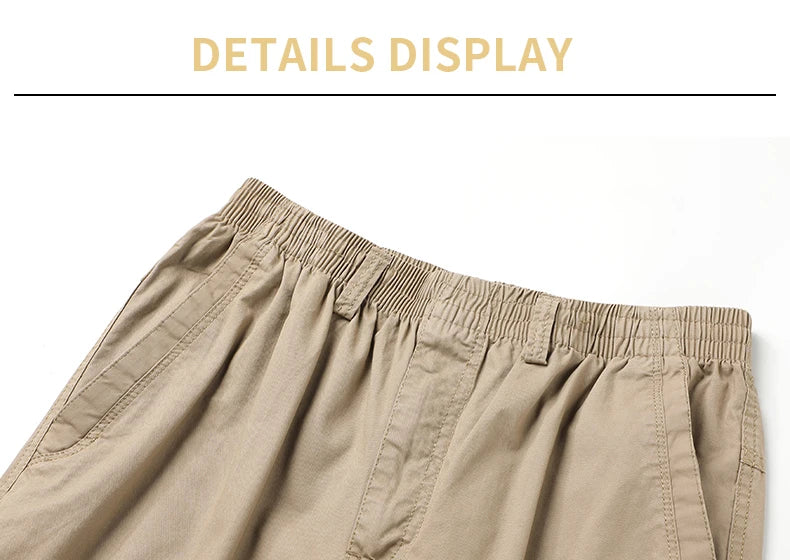 Herren Cargo Hose Sommer Frühling Baumwolle Arbeitskleidung Neu Übergröße 6XL Casual Klettern Jogginghose Sweathose Hombre Herbst Hose