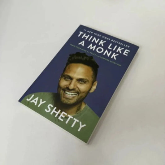 Think Like A Monk By Jay Shetty | Mindfulness & Meditation Guide Personal Growth Overcome Anxiety Inner Peace Book Keep Relaxed