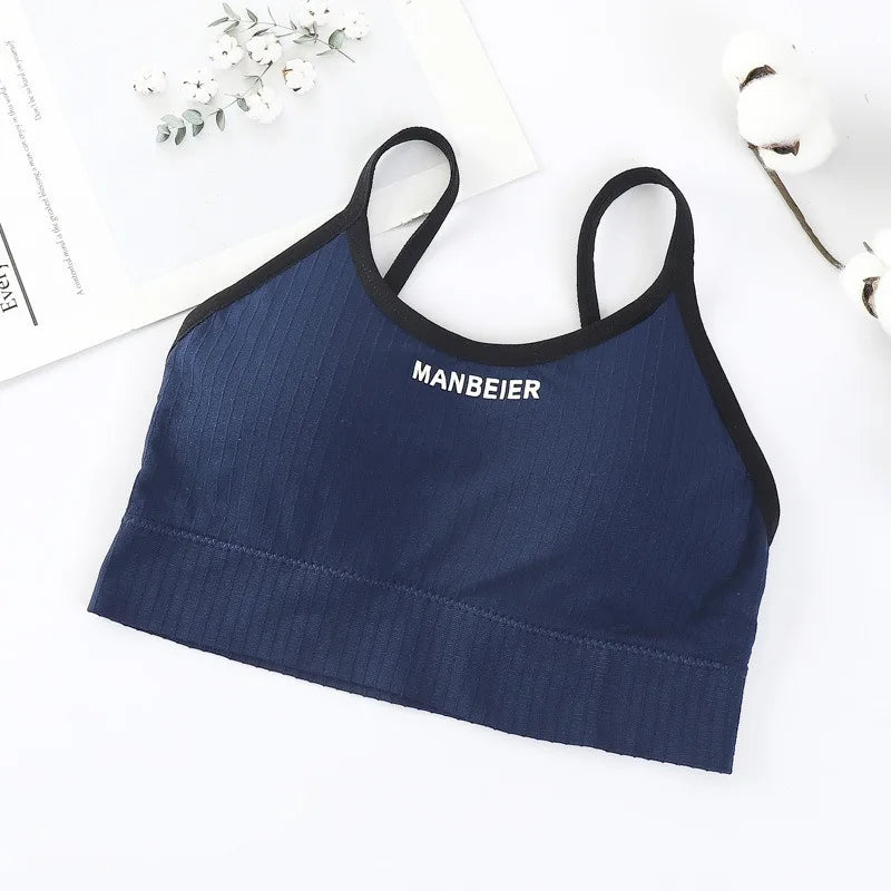 New Sports Bra for Women Gym Sexy Crop Top Bra Women Cotton Underwear Soft Comfort Tube Tops Female Brassiere Tops for Girls