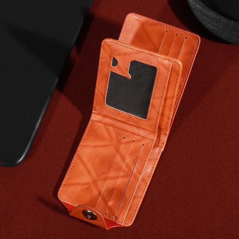 New Men's Trendy Leather Wallet with USD Print Multiple Card Holders High Capacity