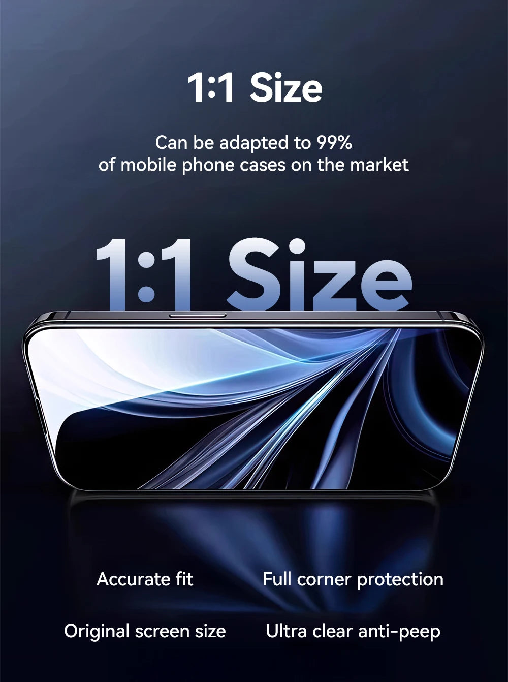Joyroom 1/2PCS For iPhone 17 Pro Max Anti-Spy Glass Privacy Screen Protector Glass For iPhone 17 Pro 17 Air Tempered Glass Film - Shoppiline