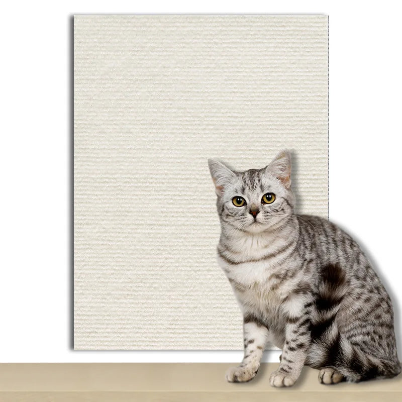 Trimmable Cat Scratch Carpet Self-Adhesive Cat Scratching Board Anti Cat Scratcher Furniture Corner Indoor Sofa Wall Protector