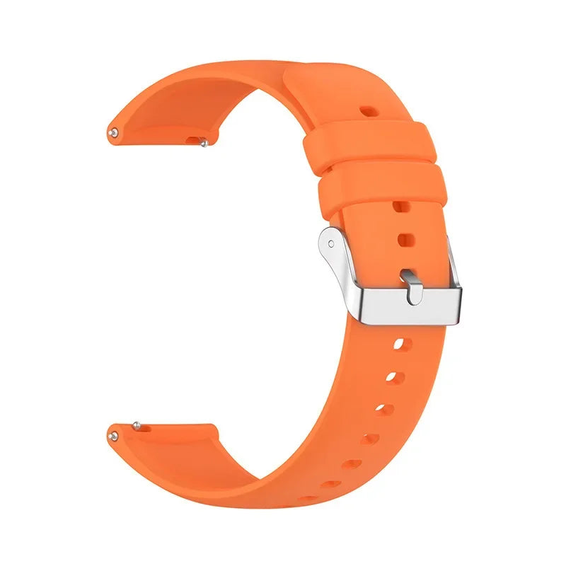 Universal Watch Straps 22mm 20mm Quick Release Silicone Band Soft Rubber Wristband for Huawei Samsung Xiaomi Amazfit Smartwatch