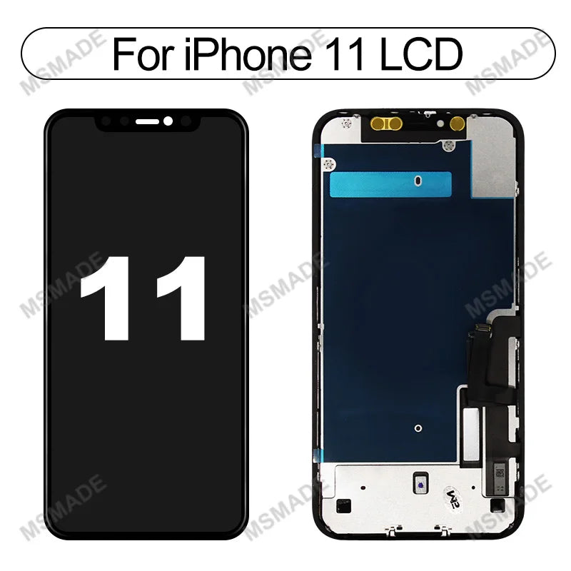 OLED X LCD For iPhone XR XS MAX 11 Display 3D Touch Screen Replace For 12 14 Plus 11 Pro screen incell 12 Pro Max display 13 Min - Shoppiline