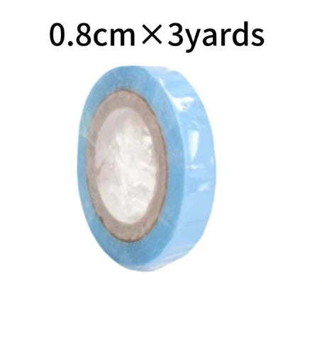 3YARDS Hair SystemsTape For Lace Front Blue Double Sided Wig Tape For Hair Extensions Adhesive Tape Wig Styling Tools