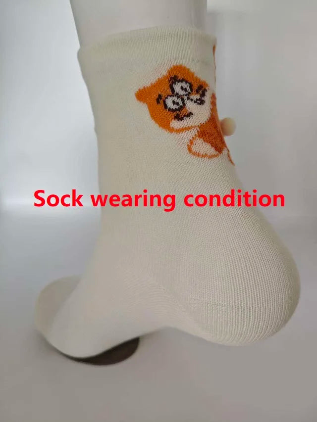 1/3 Pair Three-Dimensional Cat Printed Men female Mid Tube Socks Soft Comfortable Sweat Absorbing Breathable Casual Couples Sock