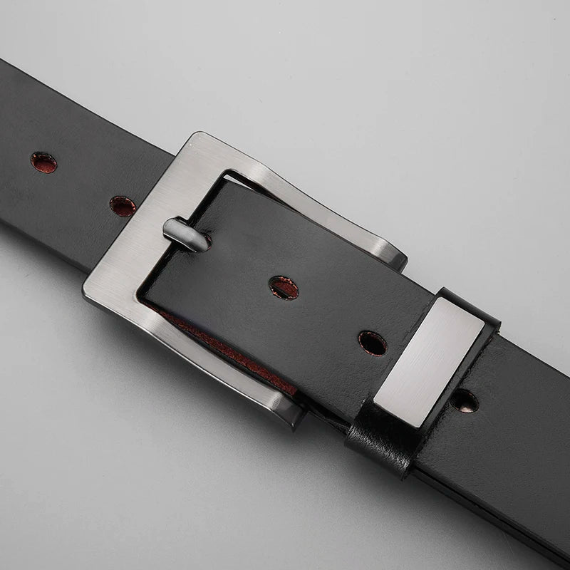 New Fashion Luxury Belt For Men PU Leather Belt Metal Pin Buckle High Quality Famous Brand Designer Waist Strap Belts Plus Size
