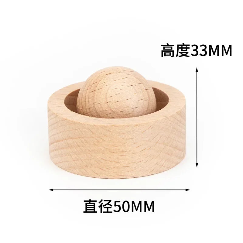 Car Wooden Essential Oil Diffusers-Spherical Design Natural Fragrance Dispersion Bedroom Decor Diffuser Car Home Room Fragrance