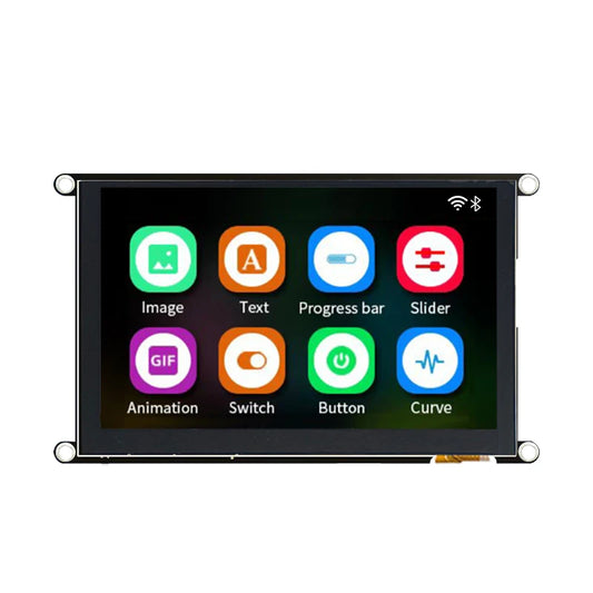 Guition ESP32S3 8M PSRAM 16M FLASH 5-inch IPS 800*480 high-definition LCD display module Capacitive touchwith WIFI and Bluetooth - Shoppiline