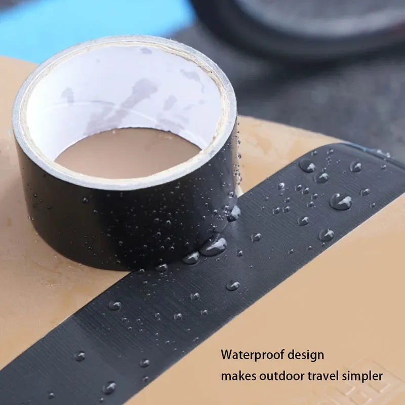 Black Cloth-based Tape for Leather Repair - Wear-resistant, Suitable for Cushion, Seat Sofa Leak & Damage Repair