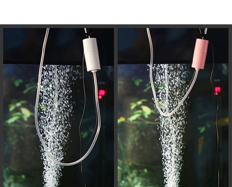 Aquarium USB Air Pump Fish Tank Silent Air Compressor Aquarium Portable Mini Oxygenator Oxygen Aerator Aquarium Accessories 5v