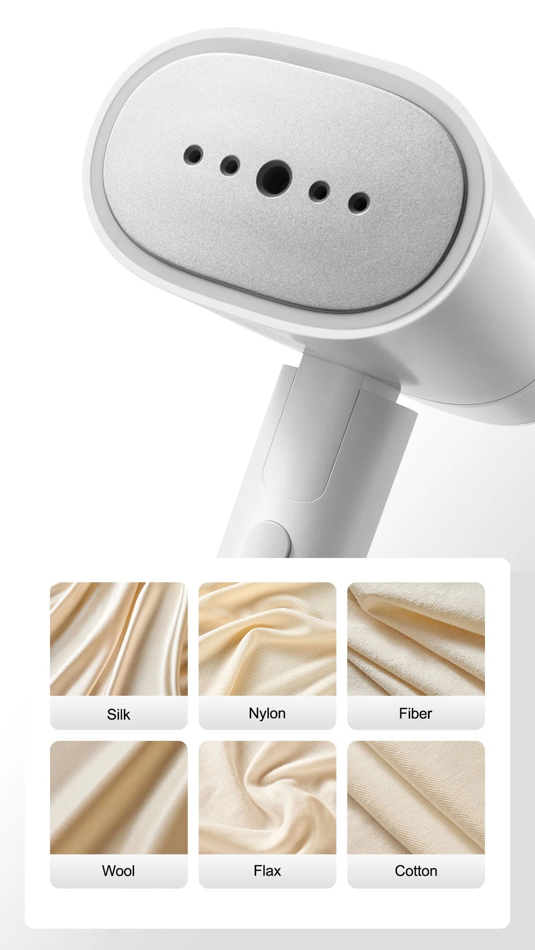 New MIJIA Handheld Garment Steamer 2 iron Home Electric Steam Cleaner Portable Foldable Mite Removal Flat Ironing Machine - Shoppiline