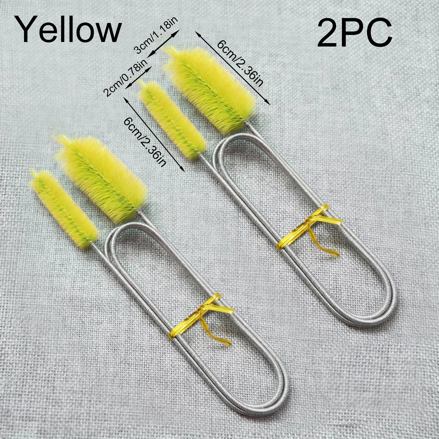 Aquarium Cleaning Brush for Water Filter Pump Lily Pipe Air Tube Hose Stainless Steel Fish Tank Brush Water Pump Accessories