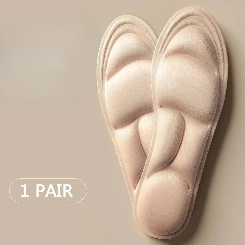 5D-Massage-Memory-Foam-Einlegesohlen für Schuhe, atmungsaktive Polstersohle, Sport-Laufeinlegesohlen für Füße, orthopädische Einlegesohlen