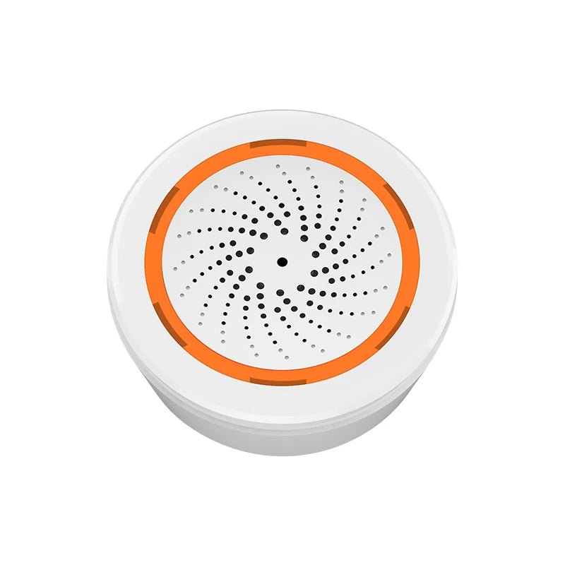 ONENUO Tuya Zigbee Smart Siren Alarm For Home Security with Strobe Alerts Support USB Cable Power and Built-in Battery - Shoppiline