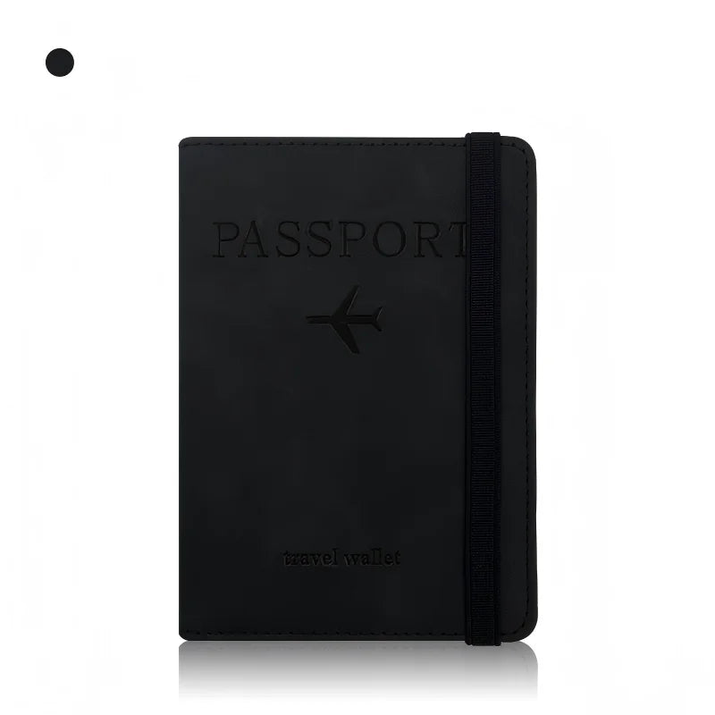 Homefish PU Leather Wallet Travel Passport Purse Card Male Travel Accessories Hand Carry Passport Business Cards Holder Wallet