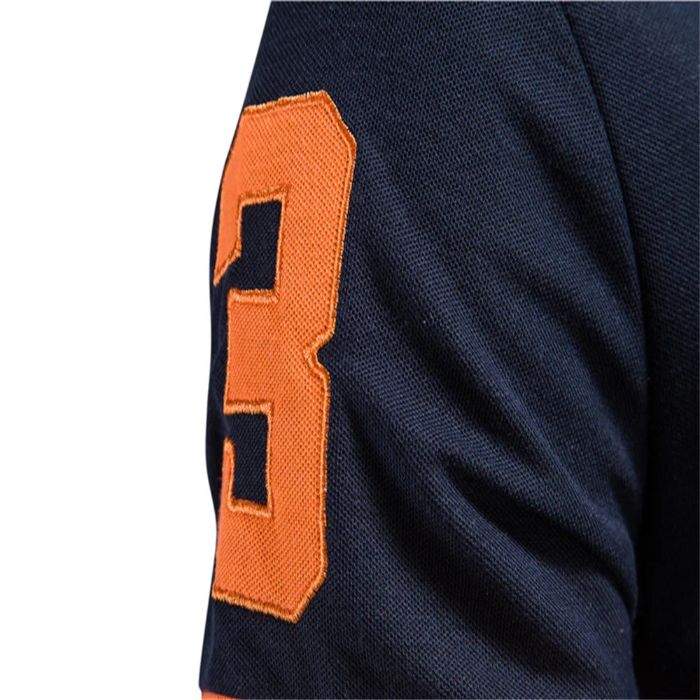 Dropshipping Polo Giraffe Hemd Herren Qualität Stickerei Sommer Kurzarm Polo Casual Business Social Herren Poloshirts BR Größe