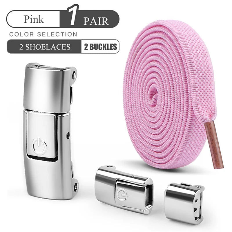8mm Schnürsenkel ohne Binden, Pressverschluss Schnürsenkel, Elastische Schnürsenkel, Sneaker Kinder Erwachsene, Verbreiterte flache Schnürsenkel für Schuhe