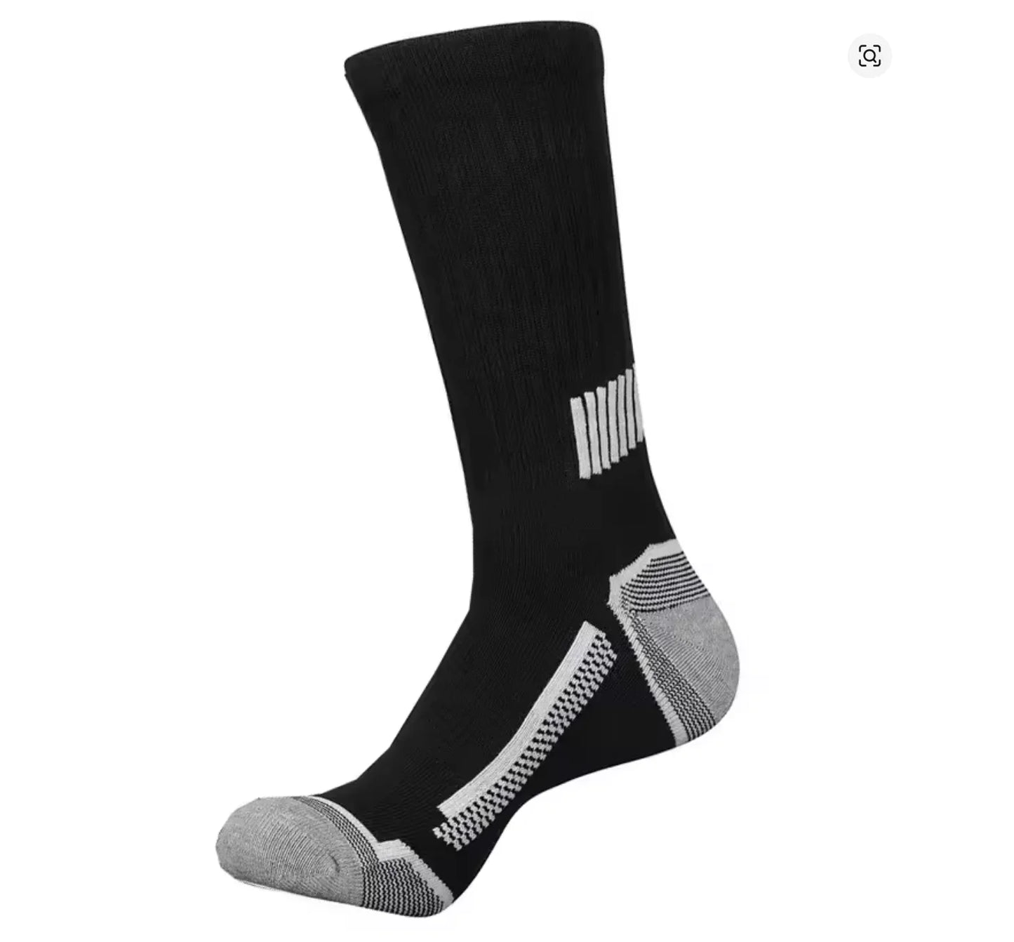 12Pairs of MEN'S Sports Socks, Sweat Absorbing, Comfortable and Breathable, Suitable for Basketball Training and Outdoor Running