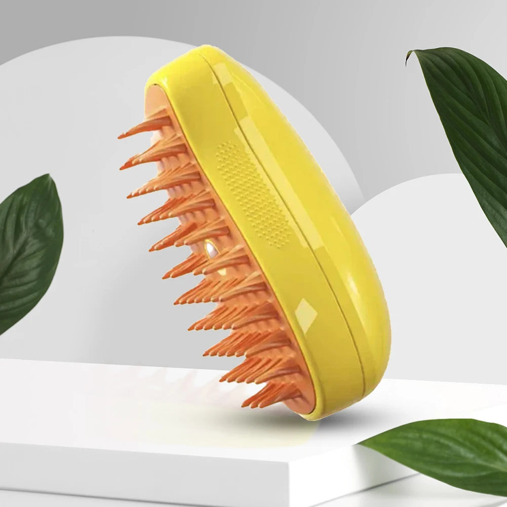 Pet Grooming Brush Electric Spray Water Spray Kitten Pet Comb Soft Silicone Depilation Cats Bath Hair Brush Grooming Supplies