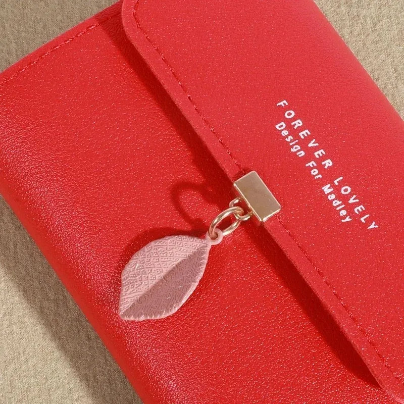 Neue koreanische Version der einfachen kleinen Geldbörse, dreifach faltbar, Münzfach, Geldscheinklammer, Münztasche, Cross-Border Kurzdamen-Geldbörse