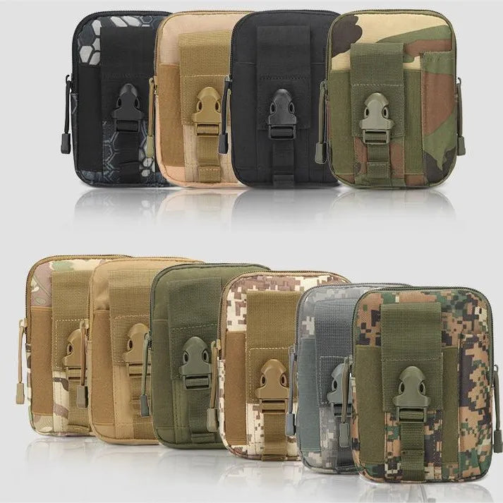 Molle Pouch Multipurpose Waist Bag Tactical Holster Waist Belt Pack Wallet Pouch Purse Phone Case