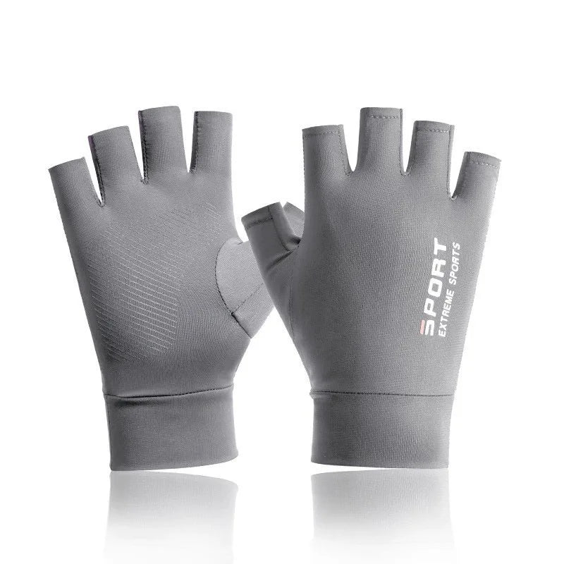 Summer Anti-UV Cooling ‌Ice Silk Arm Sleeves Breathable Stretchy Cover UV Protection Sun Sleeves for Cycling Running Sports