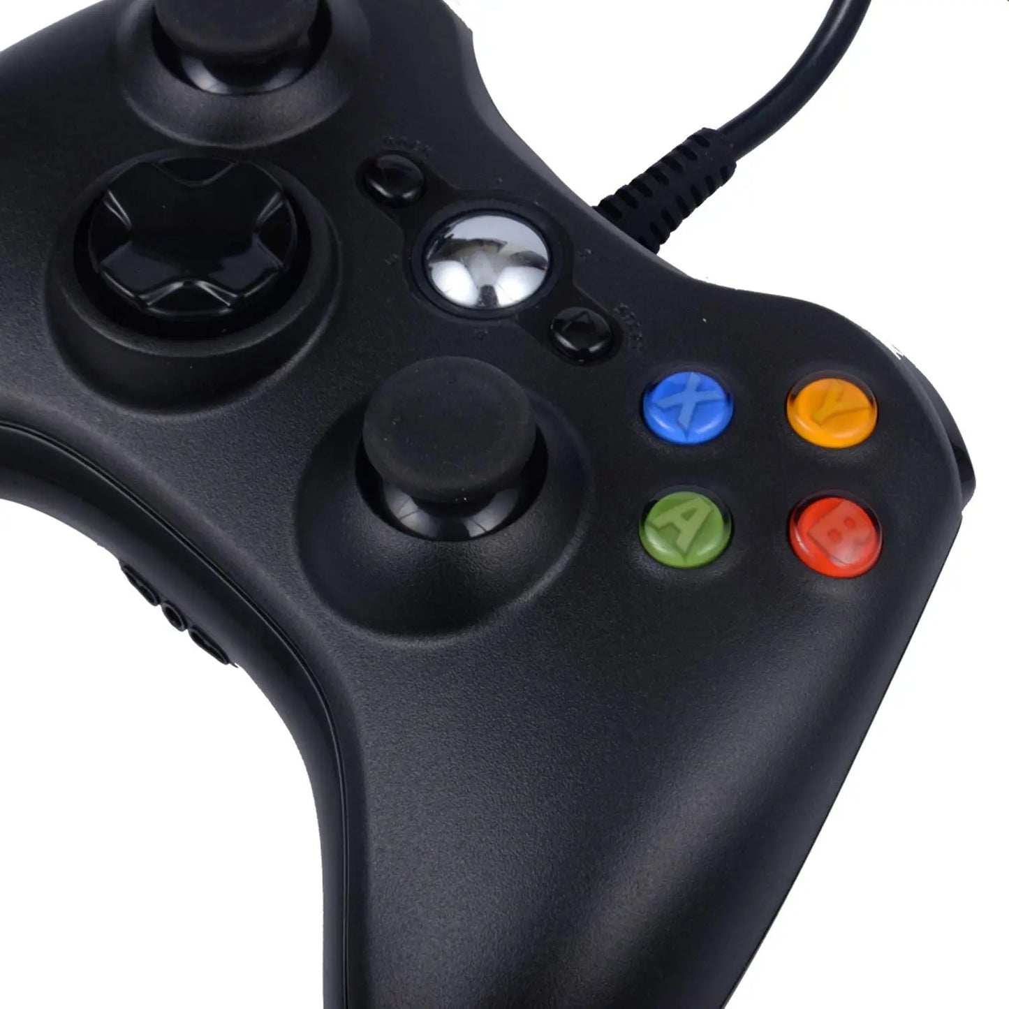 Wired Game Controller for Xbox 360 with Dual-Vibration,Compatible with Xbox 360/360 Slim&PC Windows 7,8,10,11
