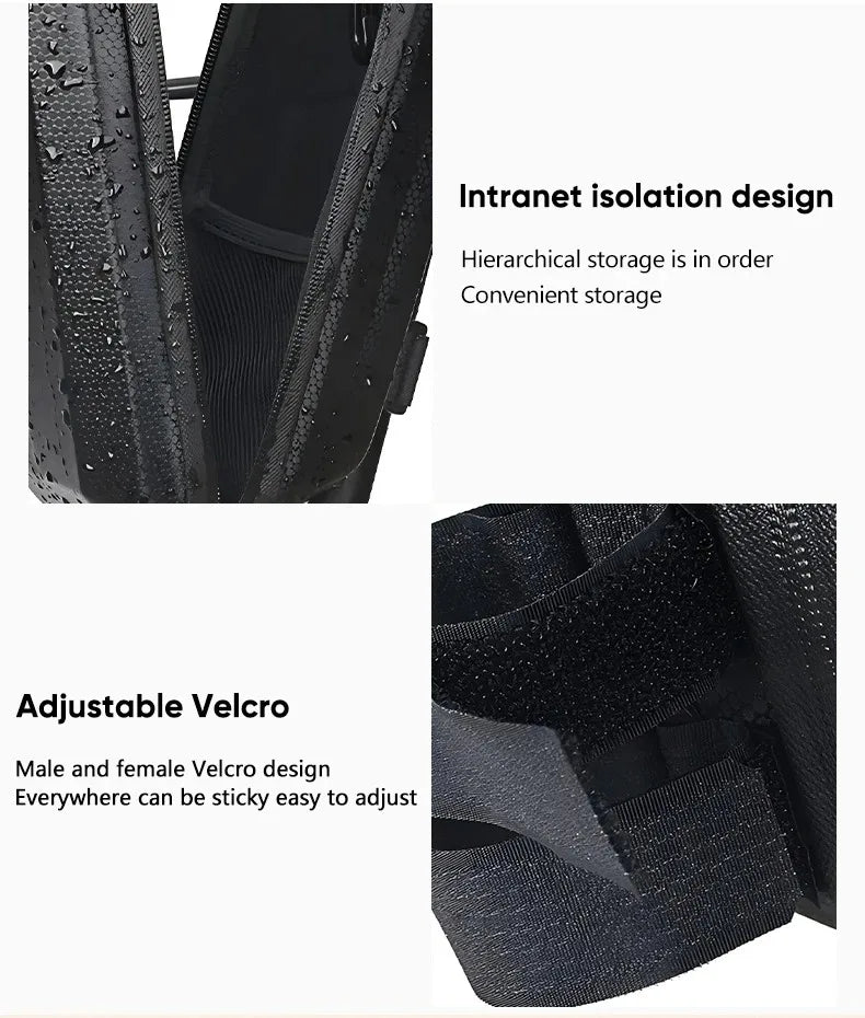 Electric Scooter Bag Storage Electric Bike Handlebar Bag Scooter Storage Bag with Large Capacity Waterproof Front Handlebar Bag - Shoppiline