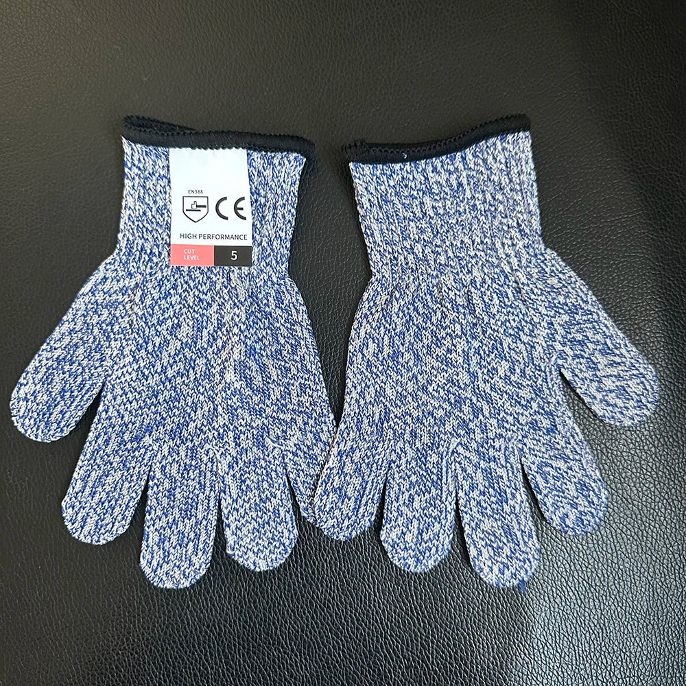 HPPE Level 5 Schnittschutzhandschuhe Hochfeste Industrie Küche Garten Anti-Kratz Anti-Schnitt Glas Schneiden Mehrzweck