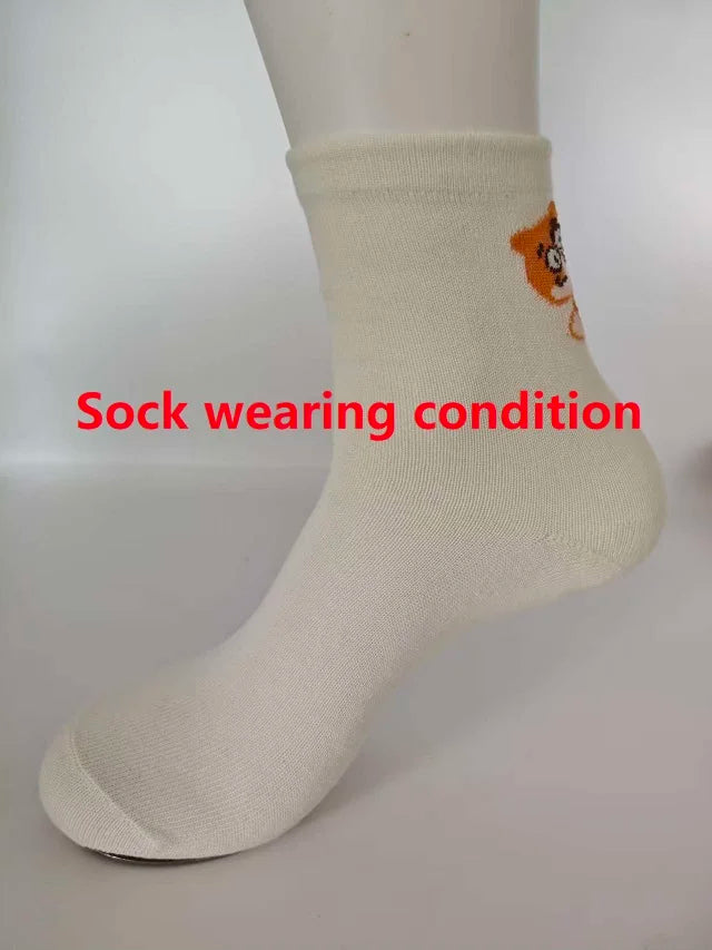 1/3 Pair Three-Dimensional Cat Printed Men female Mid Tube Socks Soft Comfortable Sweat Absorbing Breathable Casual Couples Sock
