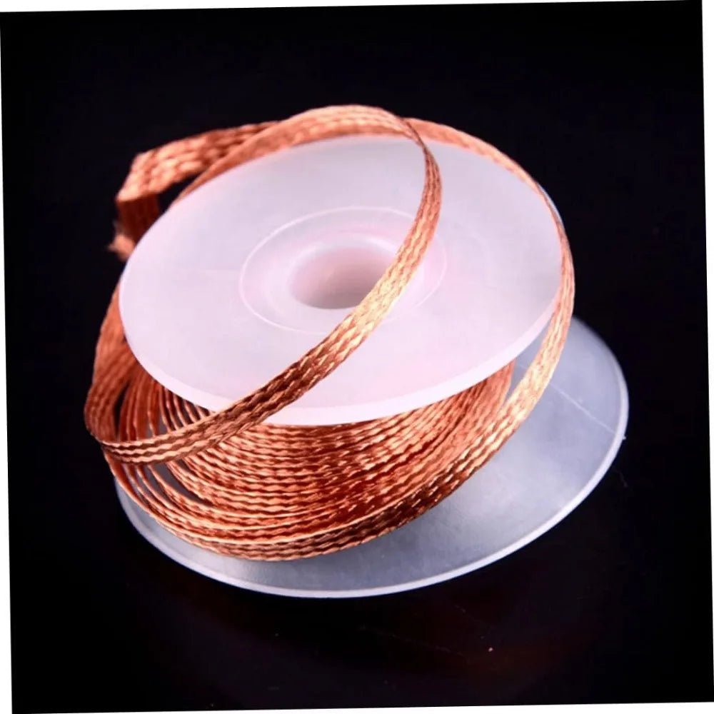 3M Long Desoldering Wire 1.5-3.5mm Wide No-Clean Desoldering Wire Tape for PCB Electrical Repair