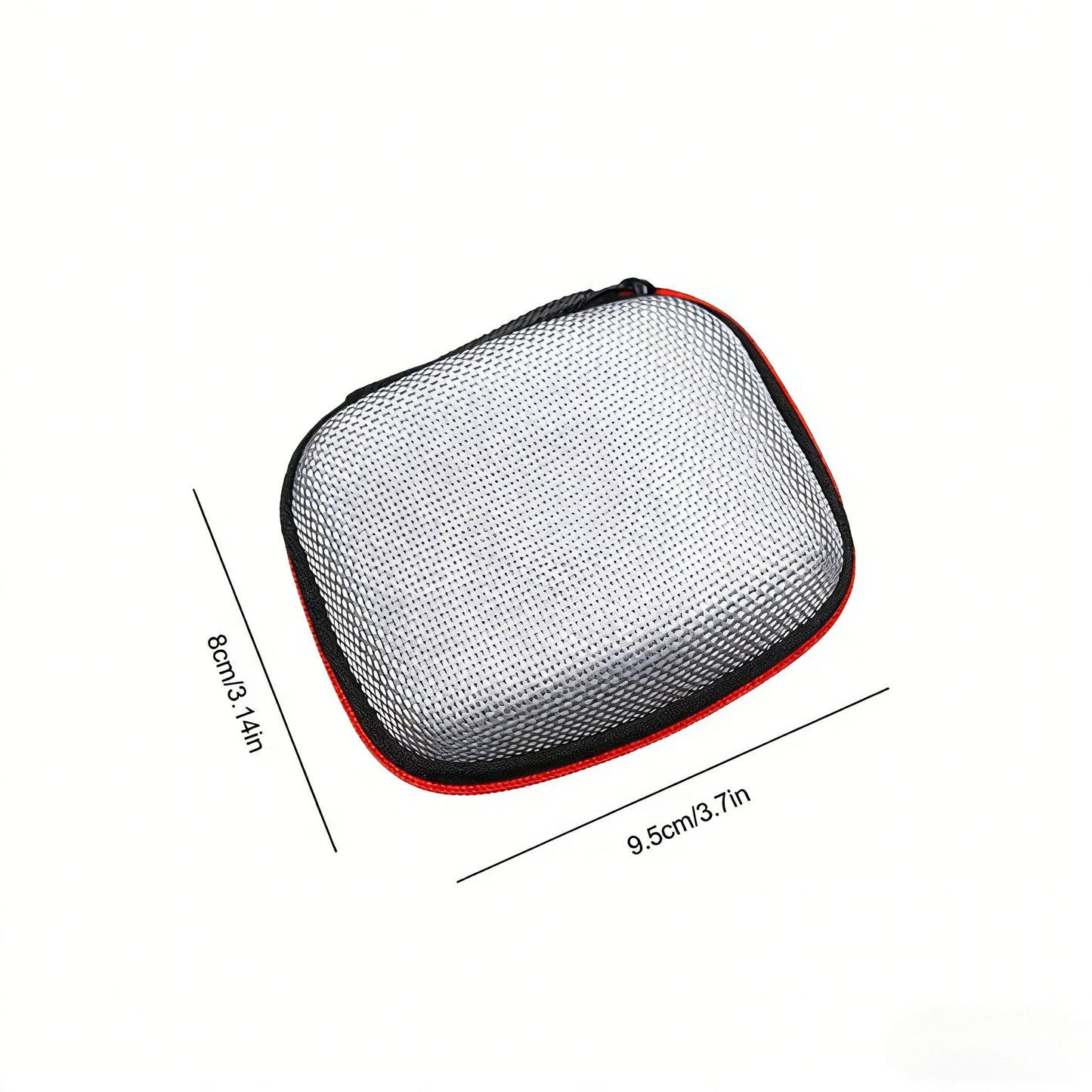 Earphone Storage Bag Square Headset Box Indoor Outdoor Travelling Earphones Storaging Case Accessories with Zipper