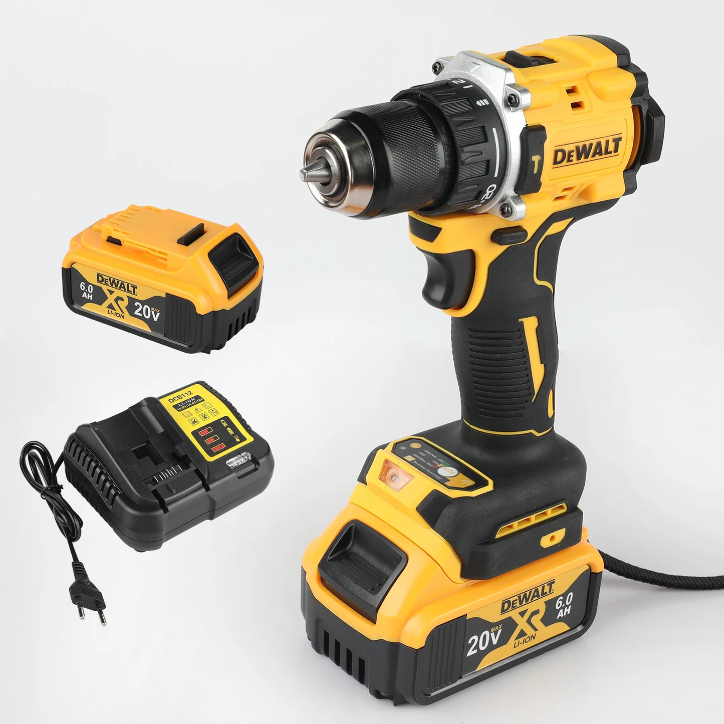 DEWALT Lithium Battery 20V Rechargeable Brushless Compact Electric Screwdriver Hand Drill Impact Drill DCD805 - Shoppiline