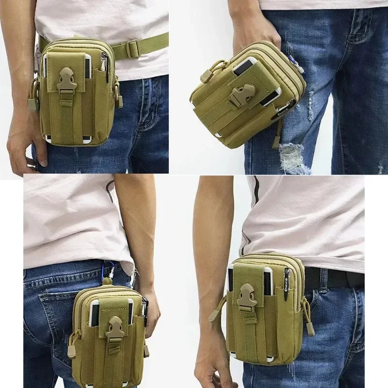 Molle Pouch Multipurpose Waist Bag Tactical Holster Waist Belt Pack Wallet Pouch Purse Phone Case
