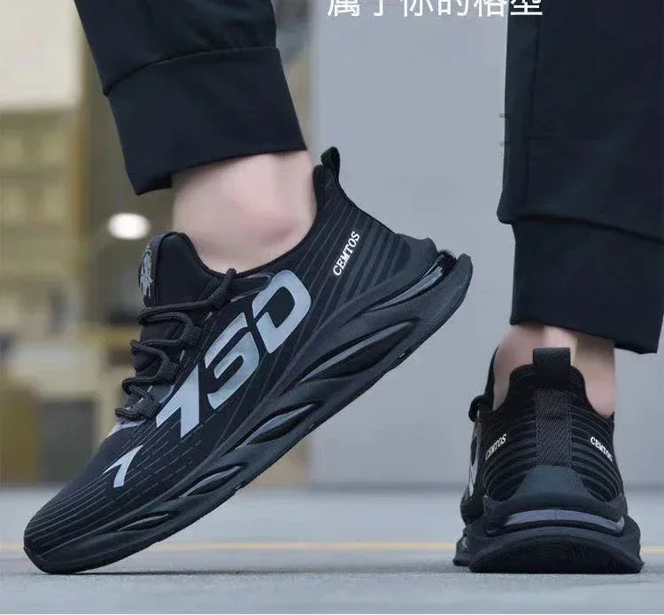 Autumn Lightweight Anti-odor Men's Shoes Breathable Mesh Sneakers Comfortable Fashionable Versatile Shoes Men's Casual Shoes - Shoppiline