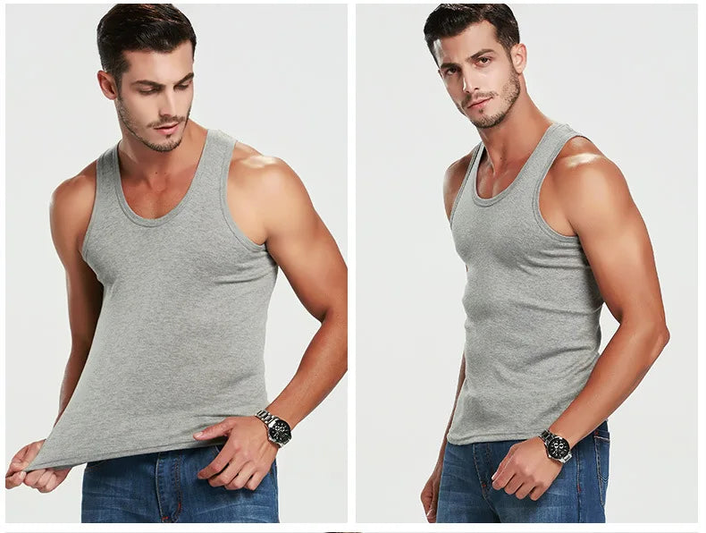 Sommer, leicht, Baumwolle, eng anliegend, Weste, Sport, lässig, Familie, Pyjama, Outdoor, eng anliegend, Top, atmungsaktiv, schnell trocknend, Weste, 2025, neu, Herren