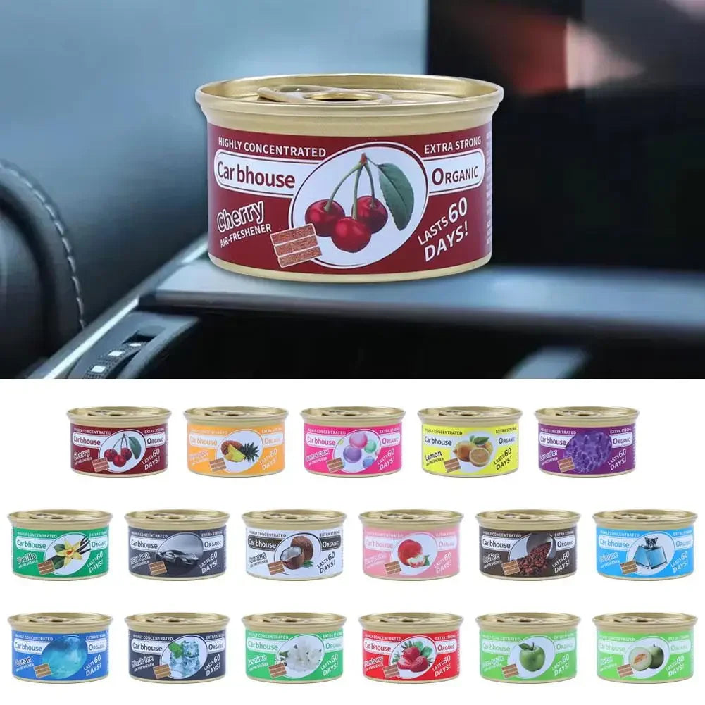 Canned Wood Blocks Auto Supplies Car Air Fresheners Perfume Coffee Flavor Explosion Car Foreign Aromatherapy Deodorant Supplies