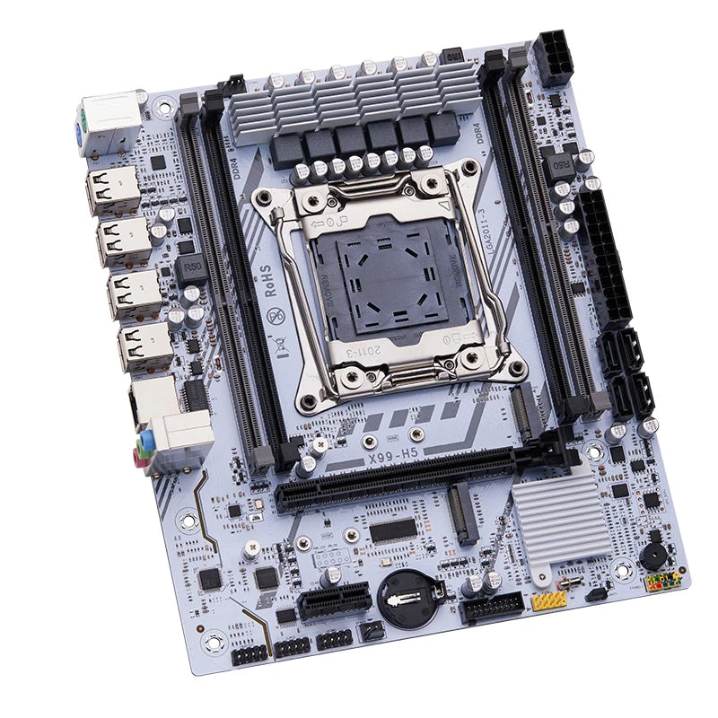 QIYIDA X99 motherboard LGA2011 3 with M.2 slot Support DDR4 Memory SATA USB PCI16X