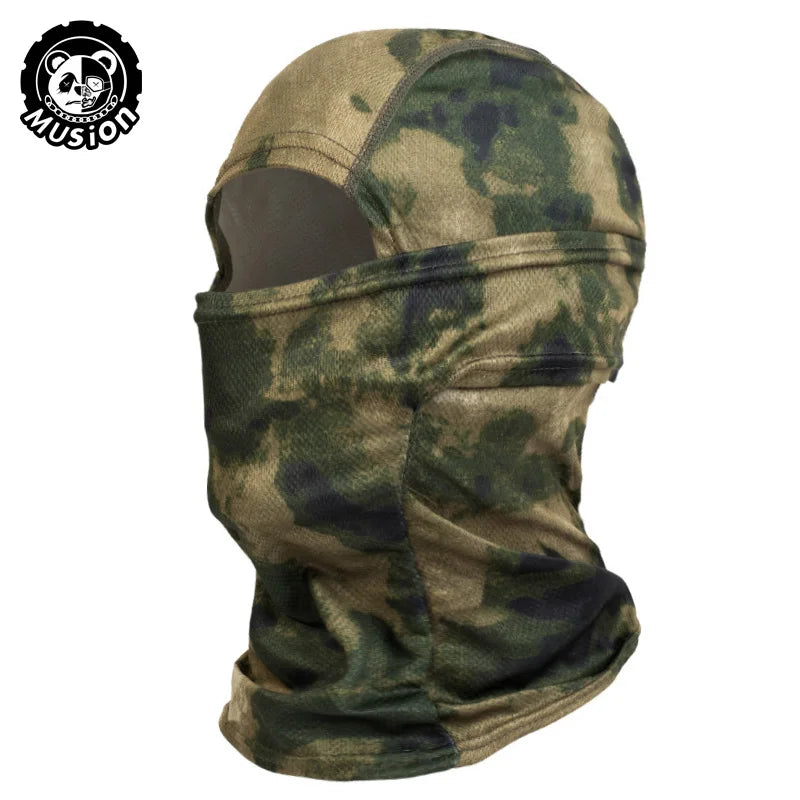 Musion Motorrad Sturmhaube Sonnenschutz Vollgesichtsmaske Atmungsaktives Mesh Airsoft Maske Sturmhaube Fahrrad Radfahren Kopfbedeckung Unde