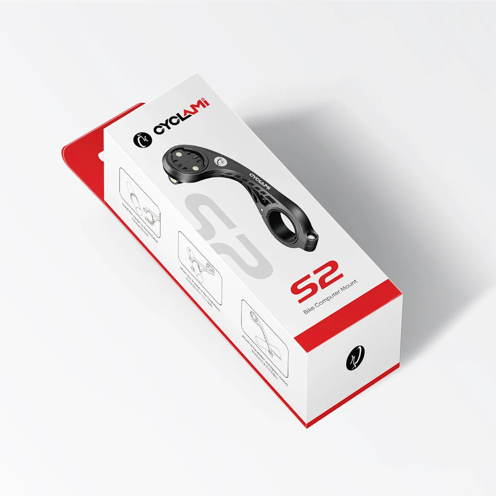 CYCLAMI S2 Bike Computer Mount Mountain Road Bicycle GPS Headlight Holder Bracket Support For GARMIN XOSS IGPSPORT Magene Coospo