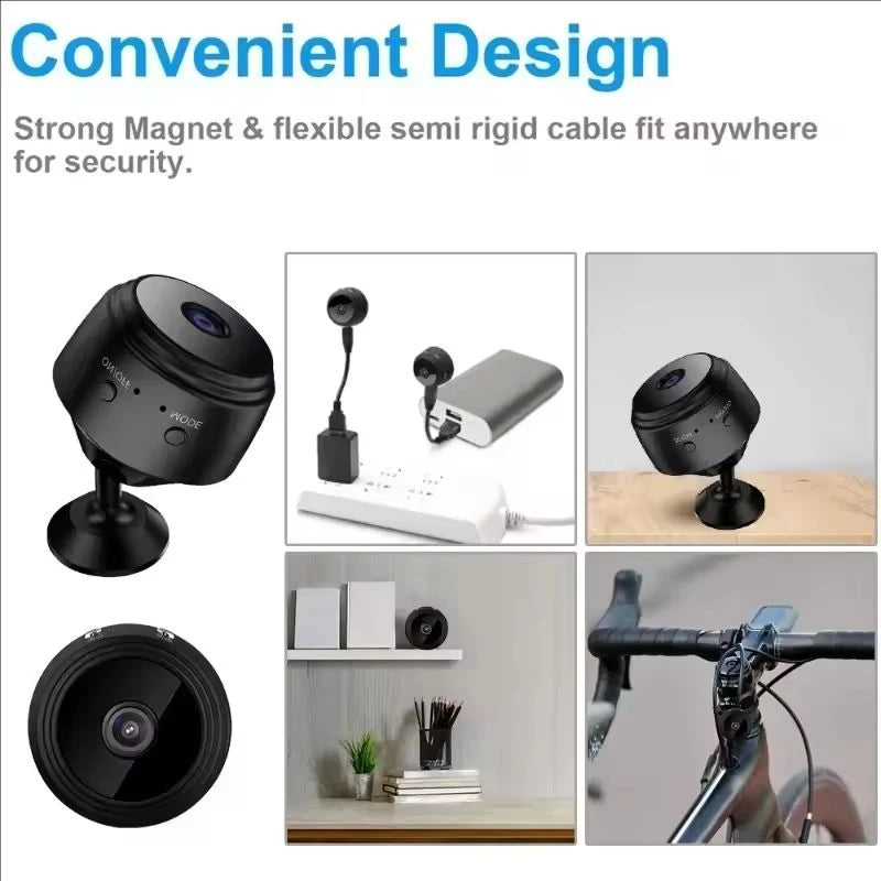 A9 WiFi Mini Camera Wireless Video Recorder Security Protection Camera Smart Home Monitoring Camera For Infants And Pets - Shoppiline