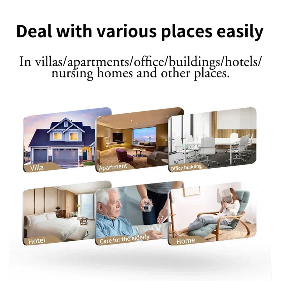 Wireless Doorbell Intelligent Welcome Door Bell 300M/984 FT Remote 60 Songs Melodies Home Smart Doorbell US EU Plug Optional