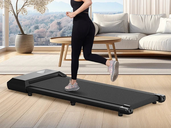 300lbs Treadmill for Home 2.5HP Treadmills Walking Pad LCD Digital Data Display 2in1 Walking Running Fitness Exercise Machine - Shoppiline