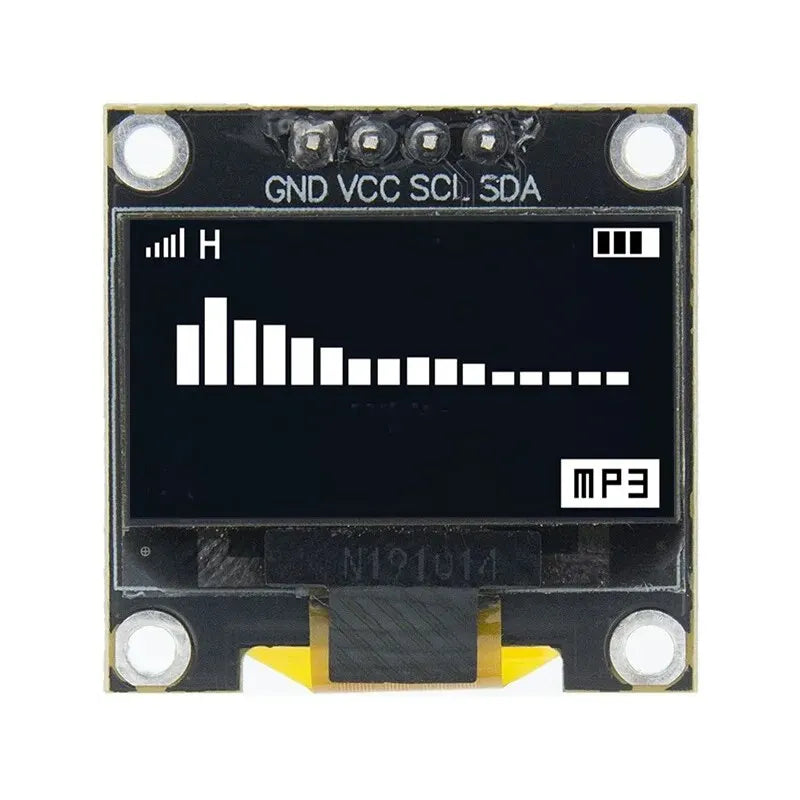 TENSTAR 0.96 Inch I2C OLED Display Module Driver chip SSD1315 White Blue Yellow 128X64 4Pin IIC Serial 12864 LCD Screen Board